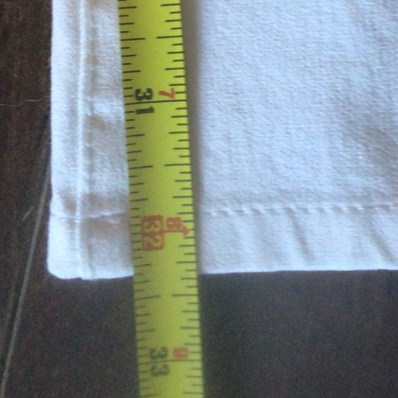 NWOT Olsen Ladies white straight leg jeans sz 6/S, 32” inseam perfect condition - Picture 3 of 13